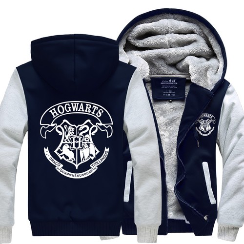 HOGWARTS Harry Potter Cosplay Jacket Sweatshirts Hoodie Zipper Coat Sweater Tops