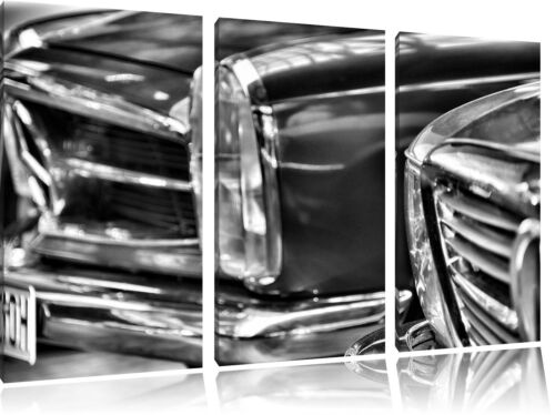 Wunderschöne Mercedes 3-Teiler Leinwandbild Wanddeko Kunstdruck