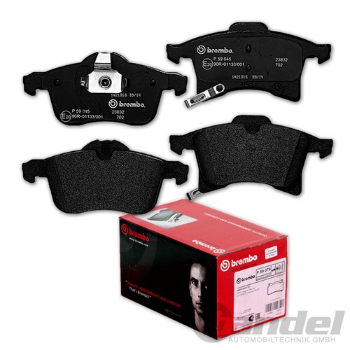 BREMBO gelochte SPORT-BREMSSCHEIBEN BELÄGE VORNE OPEL ADAM POC = J79