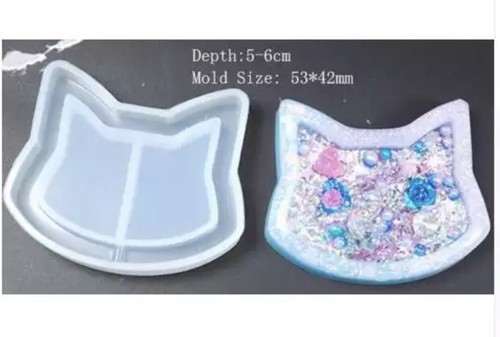 Brand New Cat Silicon Shaker Moule pour uv et résine époxy Crafts