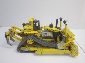 LEGO TECHNICS Lot of 3: Bulldozer #42028, Backhoe #42041, Wheel Loader #8271