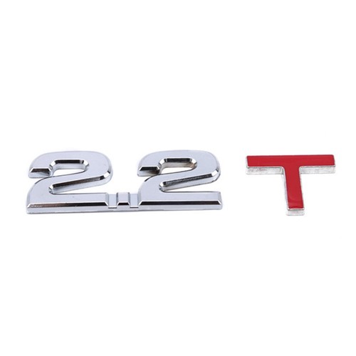 1 Set New Metal Car Displacement Tail Metal Car Sticker Tail Badge Stickers