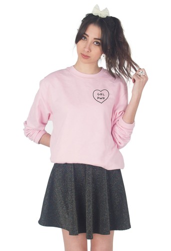 GRL PWR Sweater Top Jumper Sweatshirt Fashion Blogger Grunge Cute Girl Power