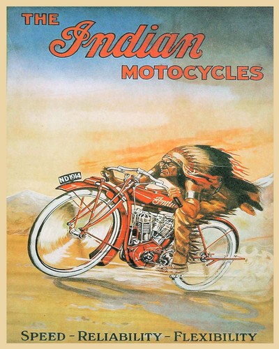 10 x 8 Indian American Motorcycle Moto plaque métal signe d/'autres en vente N362