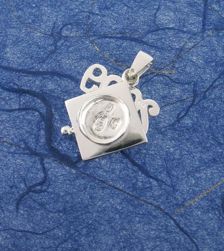 Class of 2009 Graduation Cap Charm or Pendant in Solid Sterling Silver 2103