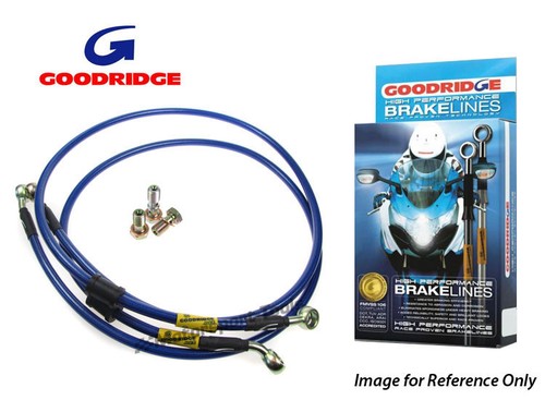 Goodridge For Honda Cbf125 08/> Front Braided Brake Line Hose Stainless Steel