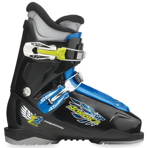 NEW Nordica Fire Arrow Team 2 Ski Boot Youth 165 16.5 MP BLACK BOOTS FIREARROW