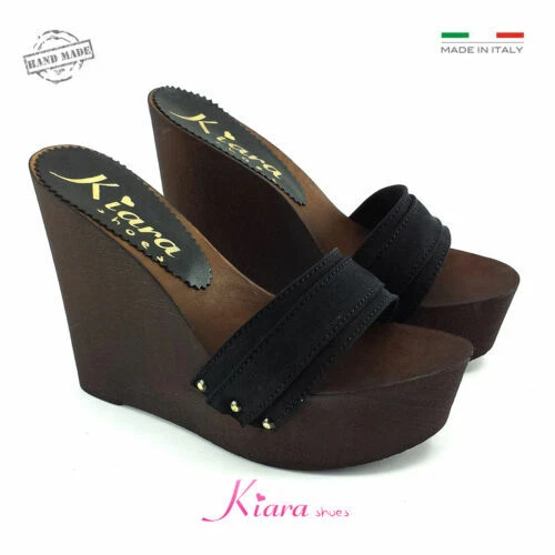 Scarpe da donna zeppe neri