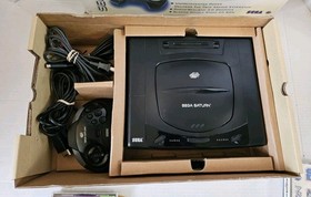 Sega Saturn Console System Complete In Box MK-8000-4 Games & 2 Demo Disc. Tested