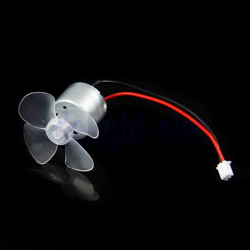Mini Wind Turbines Generator Small Motor LED Blades Children Electric DIY DE