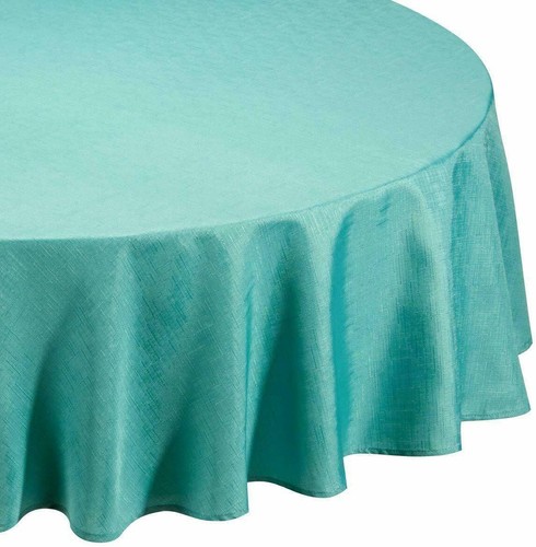 LINEN LOOK TEAL TABLECLOTHS OR ACCESSORIES ANY OCCASION WEDDING BIRTHDAY XMAS