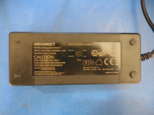 Megmeet Model Mango-240-0500AY Switch Mode Power Supply 24VDC, 5AMP Output