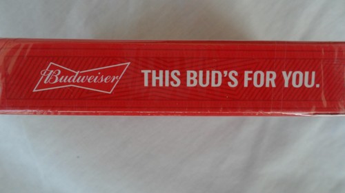 BUDWEISER DECK OF PLAYING CARDS THIS BUDS FOR YOU FACTORY SEALED NEW
