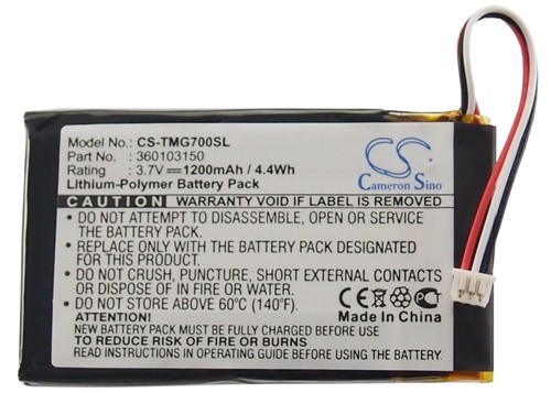 UK Battery for TomTom GO7000 360103150 3.7V RoHS