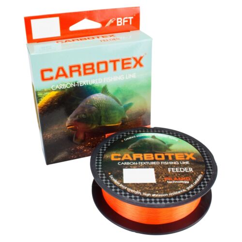 0,06€//m Feeder Angelschnur Carbotex Fluo Orange monofil 250m Feederschnur