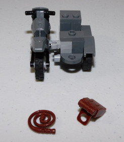 100% 2008 LEGO #7620 Indiana Jones Set MOTORCYCLE CHASE Professor Henry Minifig+