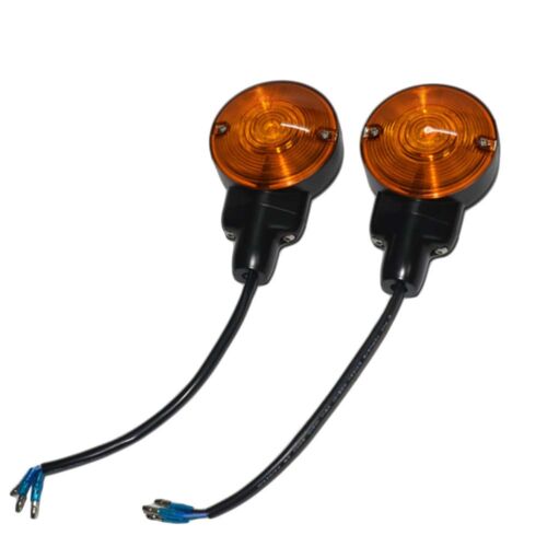 LED Front Flat Motorcycle Turn Signal Light Lamp For Harley Touring Electra 