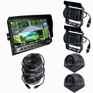  QUADSPLITSCREENMONITOR2xREVERSINGCAMERA2xSIDEVIEWCAMERAS