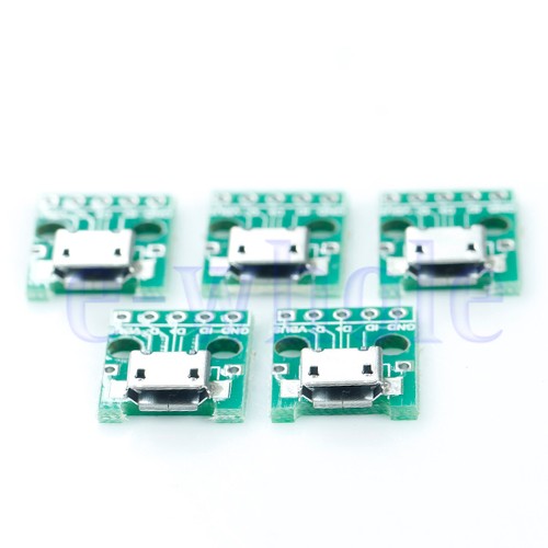 5pcs MICRO-USB-Adapter an DIP 5pin Buchse PCB-Konverter DL