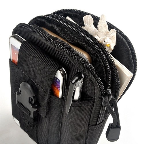 New Waterproof Belt Bag Men Nylon Mobile Phone Portable Outdoor Belt Waist Bag