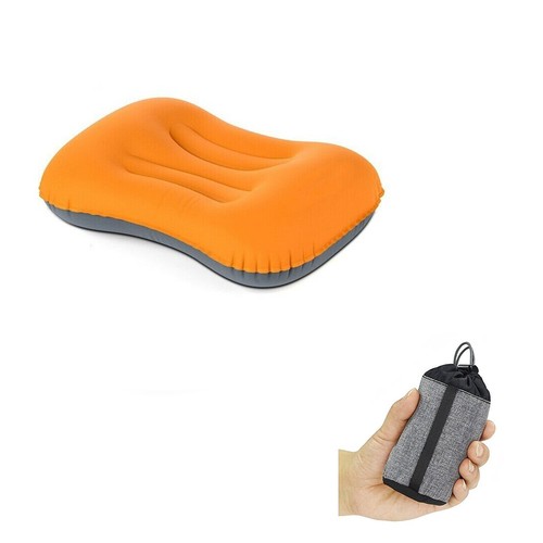 Ultralight Camping Pillow//Inflatable Air Pillow for Neck /& Lumbar Sleep, Travel