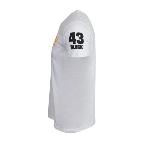 Dc Shoes Rallye Équipe USA 199 Pastrana 43 Ken Bloc Hommes T-Shirt Blanc