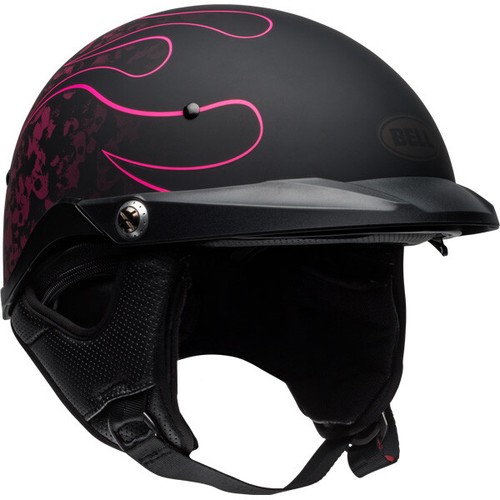 BELL Pit Boss Catacomb Jet//Half Helmet Matte Pinstripe Pink Cruiser Bike 709877*