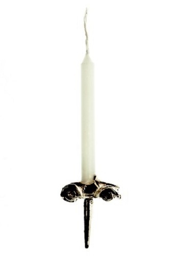 Mixed Transport Vivi Silver Plated Cake Candle Holder Single or Set of 5