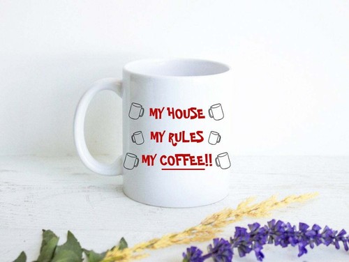 Movie Mug Knives Out Fans Knives Knives Out Mug My House My Rules My Coffee!