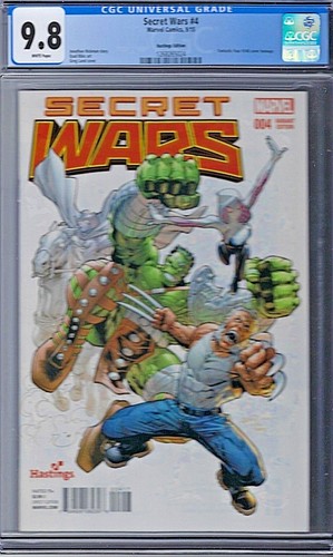 2015 # 4 Hastings Edition Variant Cover CGC 9.8 SECRET WARS