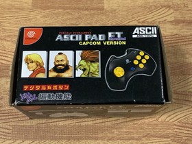 SEGA Dreamcast ASCII PAD FT Special CAPCOM Version ASC-1301M Complete Boxed DC