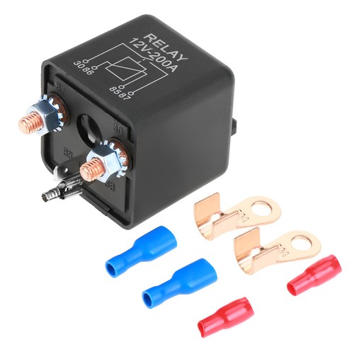 Normal Open Heavy Duty Car Truck Starter Relay with Terminal 12V 200A