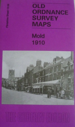 Old Ordnance Survey Detailed Maps Mold Flintshire 1910 Sheet 1308 Godfrey Edit