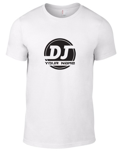 DJ Your Name Personalised New Funny Club Wear T shirt Present Gift All Color