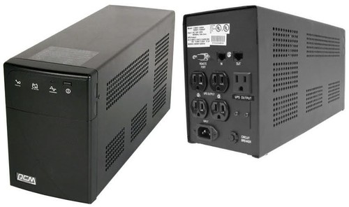 Powercom 1500VA BNT-1500AP UPS Uninterruptible Power Supply Battery Backup 110V