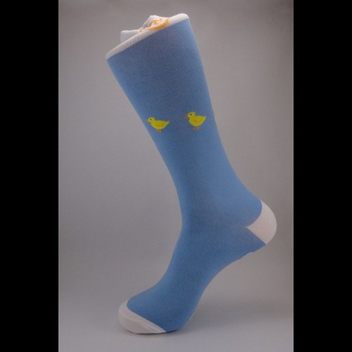 Walk On Eggshells Mens Cotton Socks Fun Design and Great Quality!