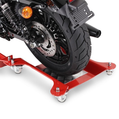 Rangierschiene für Harley Sportster 883 Iron ConStands M2 rot Rangierhilfe