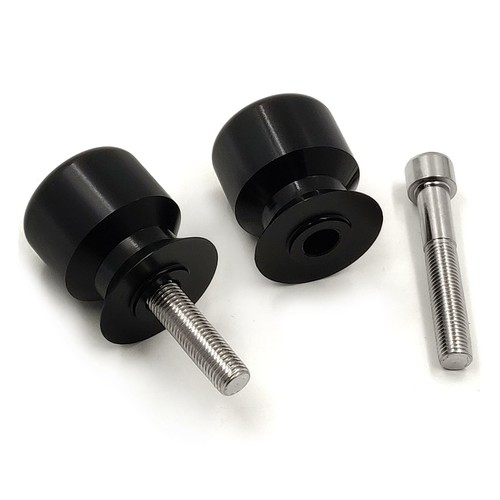 Swingarm Spools 10mm For Kawasaki Ninja 250 Zzr600 650R Z1000 Zrx1200 Zx12R Blac