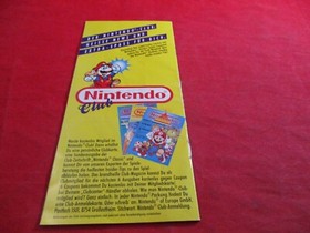 Nintendo NES Promo Brochure GERMAN 4Score MegaMan Zelda Mario Metroid Ducktales
