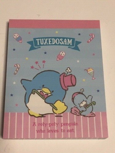 SANRIO Tuxedosam Dancing Penguin Kawaii Cute Memo Pad DAISO JAPAN *F//S*