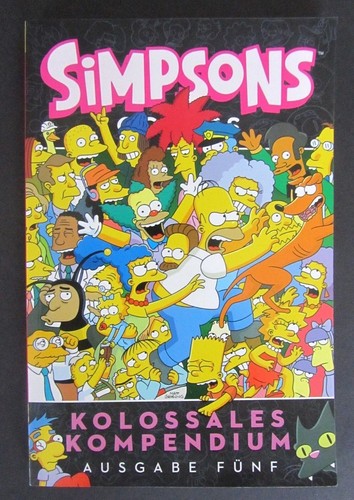 TOP Zustand Simpsons Comic Nr.5 /" Kolossales Kompendium /" ungelesen