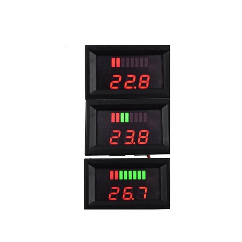 Batería Display Pro DC 12V de plomo coche Analizador de Red Indicador de voltaje