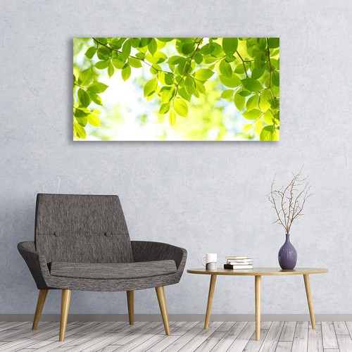 Leinwand-Bilder Wandbild Canvas Kunstdruck 120x60 Blätter Natur