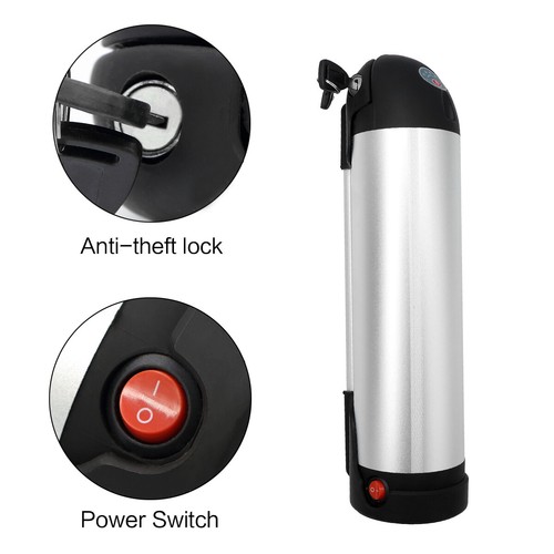 24V 36V 10Ah Bottle Lithium Battery Pack 350w 200w 250w Electric Bicycle E-bike