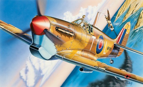 Spitfire Mk VB Fighter Plastic Kit 1:72 Model 0001 ITALERI
