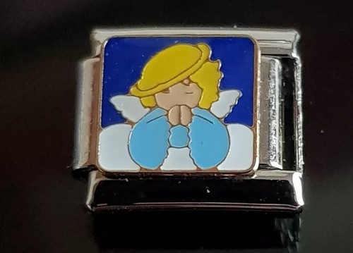 Christmas Angel Italian Charm Link Bracelet Charms