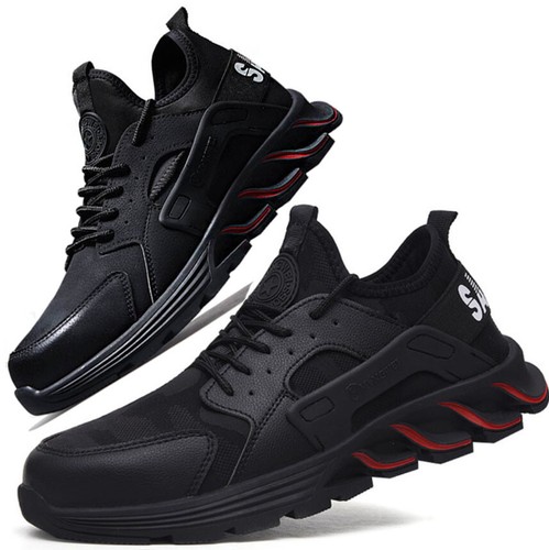 Mens Lightweight Steel Toe Cap Work Safety Shoes Boots Sports Hiking Sneakers
