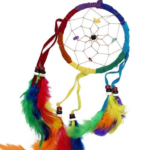10cm diameter Medium Size Rainbow Dreamcatcher