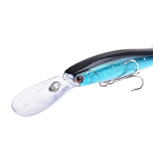 1pcs 12.5cm 14g japan hard bait laser minnow fishing lure pesca hooks 3# XJ