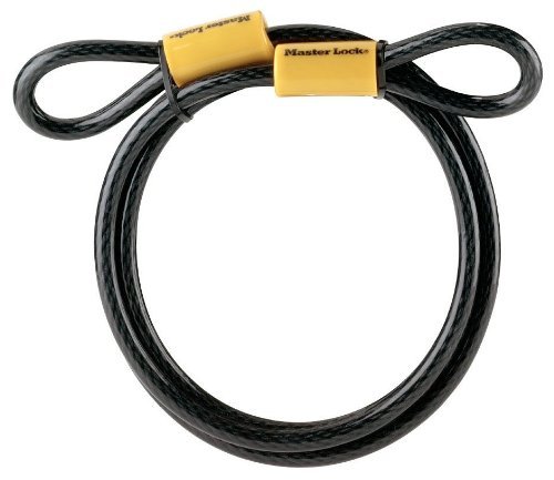 Master Lock 78DPF Looped Cable 6-Foot x 3//8-inch